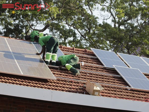 Installation of Solar Panels, Inverters, Batteries and Charge Controller