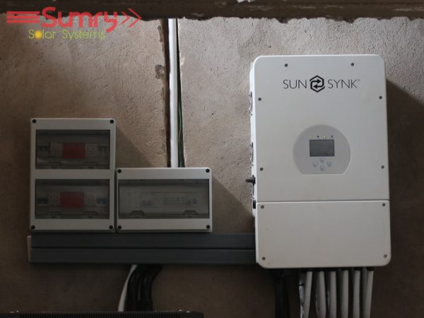 Installation of Sun Synk Inverter, Batteries and Solar Panels